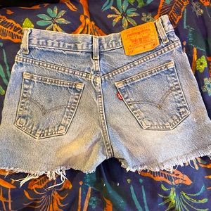 Vintage Distressed LEVI’S cut-offs